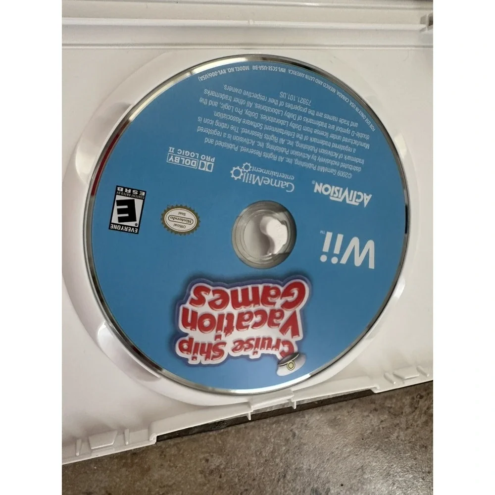 Nintendo Wii  Bundle Lot Of (2) Summer Sports, Cruise Ship Vacation Games
